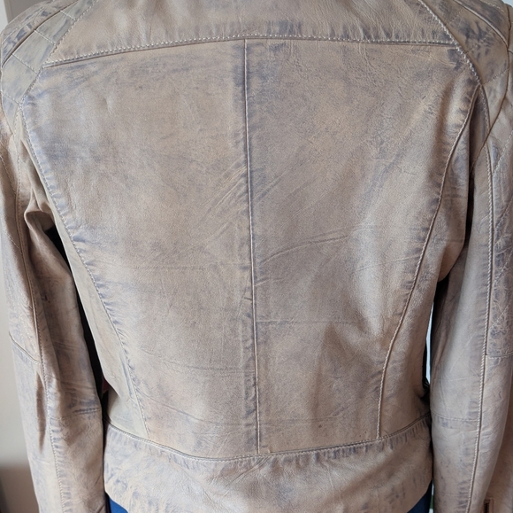REAL ITALIAN LEATHER JACKET XLARGE, new, tags on. - Picture 7 of 9